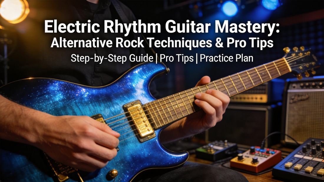 How to Add Subtle Harmonics to Your Electric Rhythm Guitar Parts for Shimmering, Unique Alternative Rock Tracks