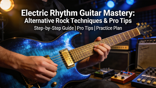 How to Add Subtle Harmonics to Your Electric Rhythm Guitar Parts for Shimmering, Unique Alternative Rock Tracks