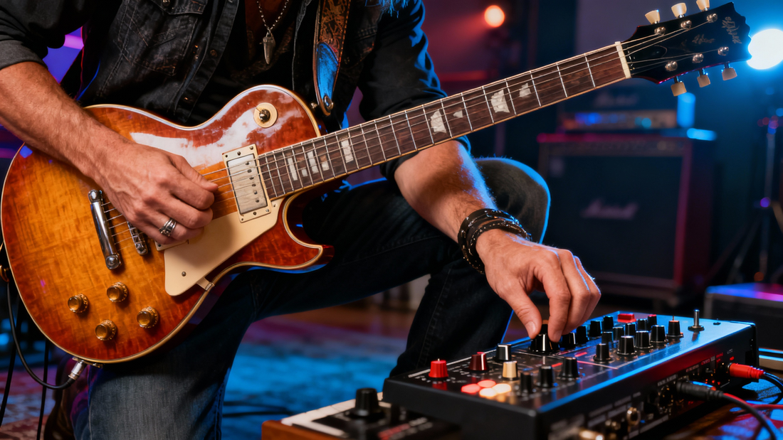How to Blend Country and Rock Guitar Licks on an Electric Guitar