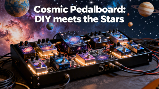 How to Create a Cosmic-Themed Electric Guitar Pedalboard Setup