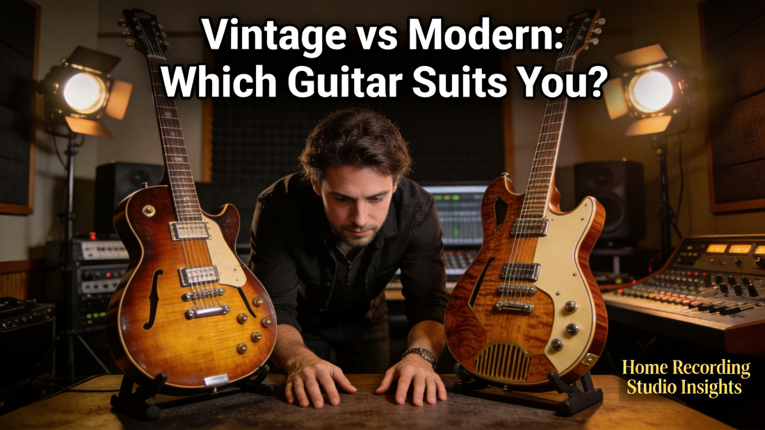 Vintage Solid-Body vs. Modern Chambered Electric Guitars: How to Choose for Versatile Home Recording and Gigging