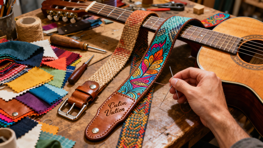 How to Create a Custom Guitar Strap with Personalized Designs