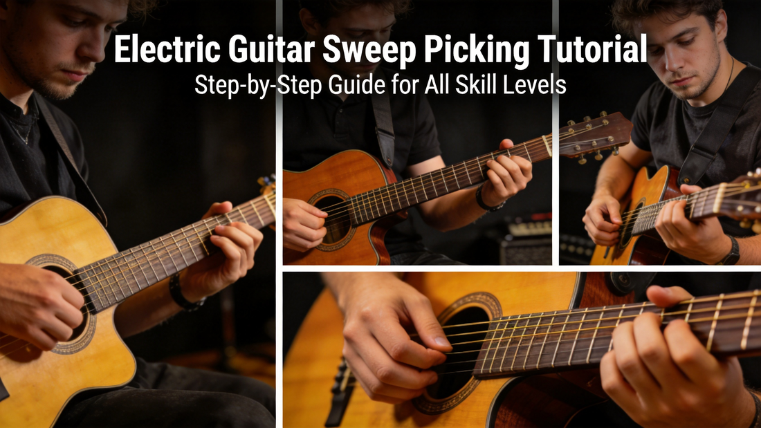 The Complete Step-by-Step Guide to Mastering Electric Guitar Sweep Picking: For Beginners to Advanced Players