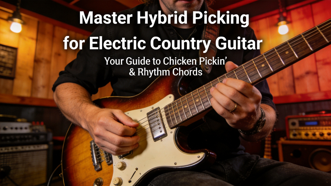How to Master Hybrid Picking for Electric Country Guitar: Add Crisp, Versatile Texture to Chicken Pickin’ Licks & Rhythm Chord Work