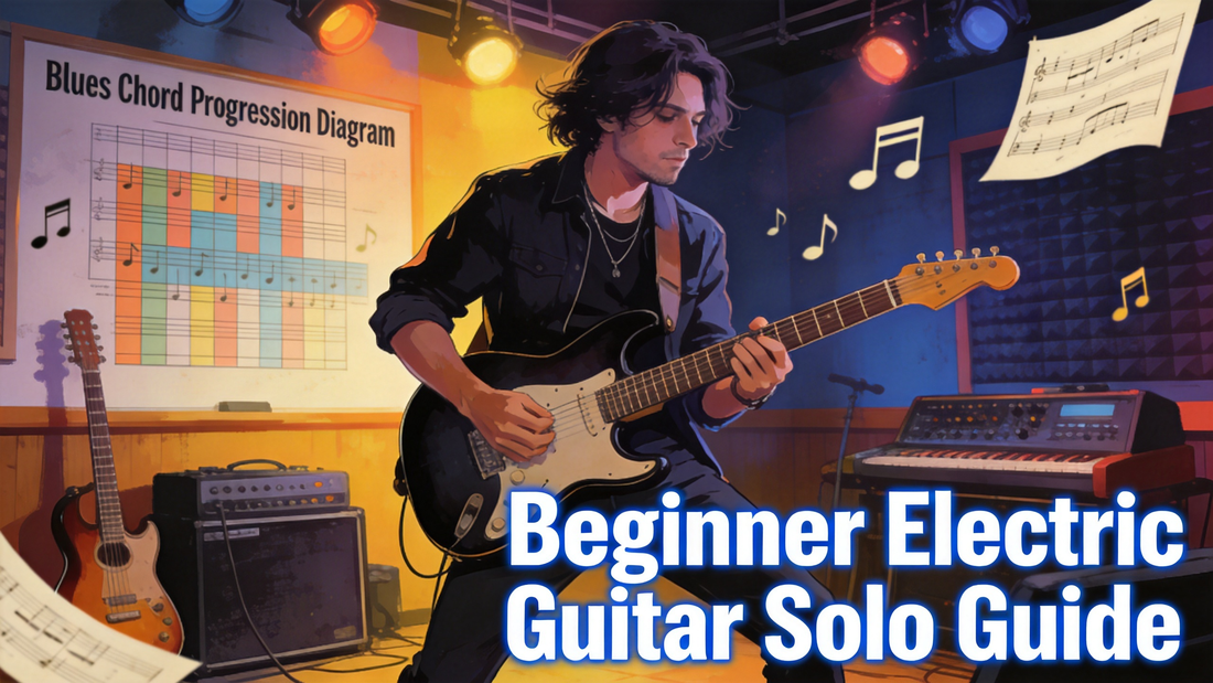 How to Improvise Electric Guitar Solos Over Blues Progressions: The Ultimate Beginner’s Guide