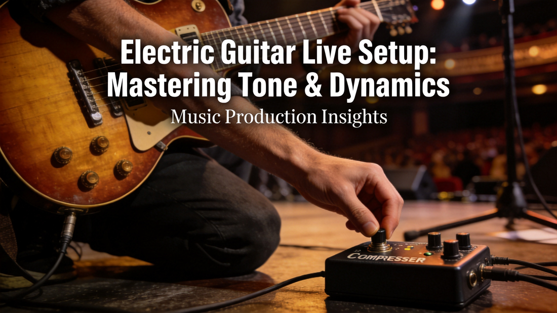 How to Use a Compressor Pedal to Tame Inconsistent Pick Attack for Consistent Electric Rhythm Guitar Live Set Tone