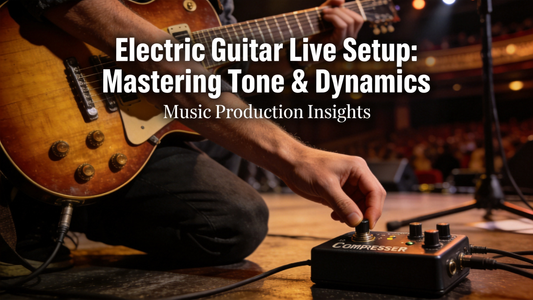 How to Use a Compressor Pedal to Tame Inconsistent Pick Attack for Consistent Electric Rhythm Guitar Live Set Tone