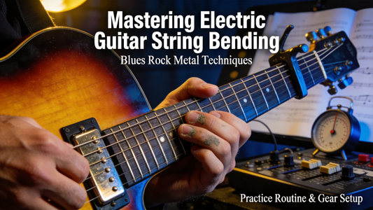 How to Perform String Bending Techniques on an Electric Guitar