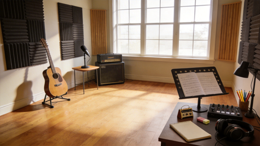 How to Set Up a Home Guitar Practice Space: A Complete Guide to Acoustic Optimization & Productivity